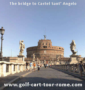  Golf cart tour of Rome - Castel Sant' Angelo -
