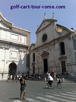 Angels and Demons tour by golf cart - Rome, ST. Maria del Popolo