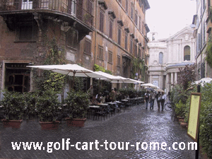 Golf cart tour of Rome - Santa Maria della Pace - 